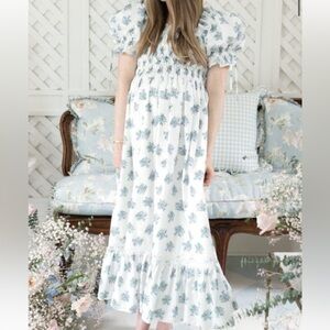 ANTONIO MELANI X BORN ON FIFTH LOTTIE SMOCKED DRESS